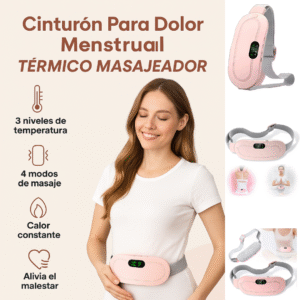 Cinturón Dolor Menstrual Termico Masajes